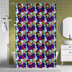 Thursday Pattern  Blue Shower Curtain 48  X 72  (small)  by snowwhitegirl