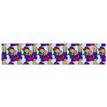 Thursday Pattern  Blue Small Flano Scarf Front