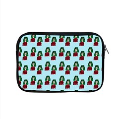 Girl With Green Hair Pattern Apple Macbook Pro 15  Zipper Case by snowwhitegirl