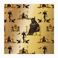 Anubis The Egyptian God Pattern Medium Glasses Cloth by FantasyWorld7