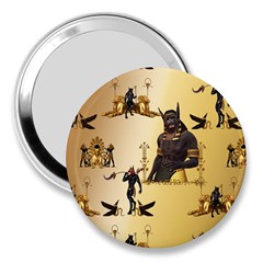 Anubis The Egyptian God Pattern 3  Handbag Mirrors by FantasyWorld7