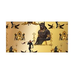 Anubis The Egyptian God Pattern Yoga Headband by FantasyWorld7