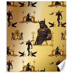 Anubis The Egyptian God Pattern Canvas 20  X 24  by FantasyWorld7