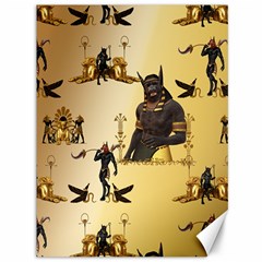 Anubis The Egyptian God Pattern Canvas 36  X 48  by FantasyWorld7