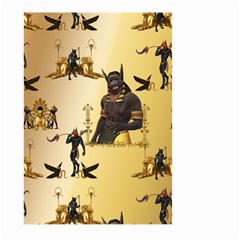 Anubis The Egyptian God Pattern Large Garden Flag (two Sides) by FantasyWorld7