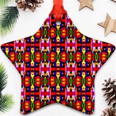 Abstract 40 Star Ornament (two Sides) by ArtworkByPatrick