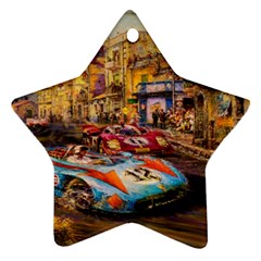 Racing Star Ornament (two Sides) by ArtworkByPatrick