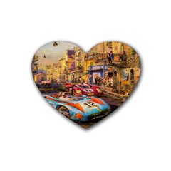 Racing Rubber Coaster (heart)  by ArtworkByPatrick