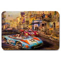 Racing Large Doormat  by ArtworkByPatrick