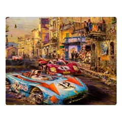 Racing Double Sided Flano Blanket (large)  by ArtworkByPatrick