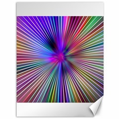 Rays Colorful Laser Ray Light Canvas 36  X 48  by Bajindul