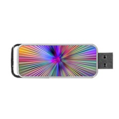 Rays Colorful Laser Ray Light Portable Usb Flash (two Sides) by Bajindul