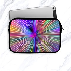 Rays Colorful Laser Ray Light Apple Ipad Mini Zipper Cases by Bajindul