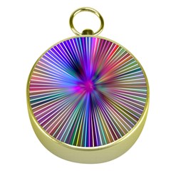 Rays Colorful Laser Ray Light Gold Compasses by Bajindul