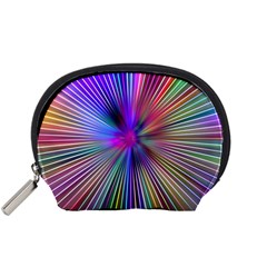 Rays Colorful Laser Ray Light Accessory Pouch (small) by Bajindul