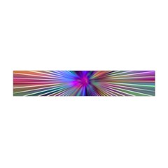 Rays Colorful Laser Ray Light Flano Scarf (mini) by Bajindul