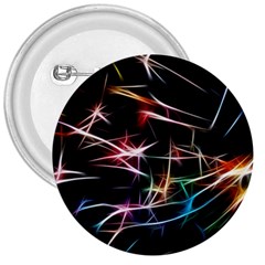 Lights Star Sky Graphic Night 3  Buttons by HermanTelo