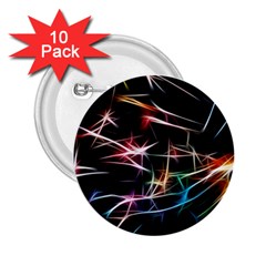 Lights Star Sky Graphic Night 2 25  Buttons (10 Pack)  by HermanTelo