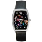 Lights Star Sky Graphic Night Barrel Style Metal Watch Front