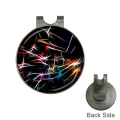 Lights Star Sky Graphic Night Hat Clips With Golf Markers