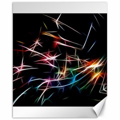 Lights Star Sky Graphic Night Canvas 16  X 20 