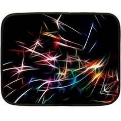 Lights Star Sky Graphic Night Double Sided Fleece Blanket (mini) 