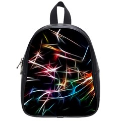 Lights Star Sky Graphic Night School Bag (small)