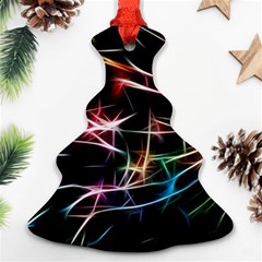 Lights Star Sky Graphic Night Christmas Tree Ornament (two Sides)