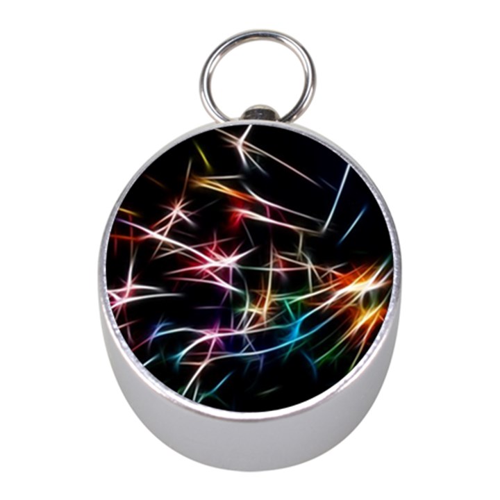 Lights Star Sky Graphic Night Mini Silver Compasses