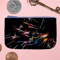 Lights Star Sky Graphic Night Large Coin Purse by HermanTelo