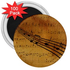 Background Music 3  Magnets (100 Pack)