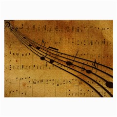 Background Music Large Glasses Cloth by Mariart