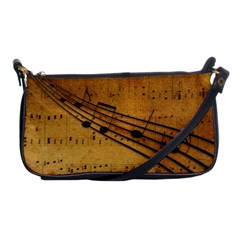 Background Music Shoulder Clutch Bag by Mariart