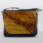 Background Music Messenger Bag Front