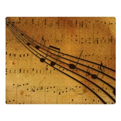 Background Music Double Sided Flano Blanket (large)  by Mariart