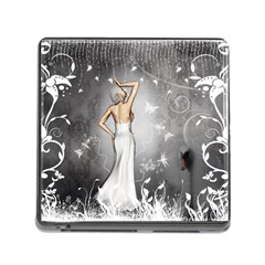 Wonderful Fairy With Butterflies And Dragonfly Memory Card Reader (square 5 Slot) by FantasyWorld7