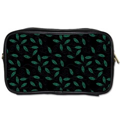 Copper Leaves Toiletries Bag (two Sides) by bloomingvinedesign