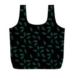 Copper Leaves Full Print Recycle Bag (l) by bloomingvinedesign