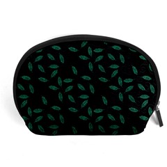 Copper Leaves Accessory Pouch (large) by bloomingvinedesign