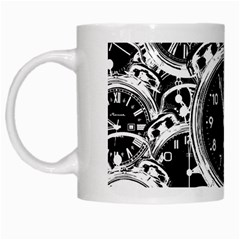 Clock Face 5 White Mugs