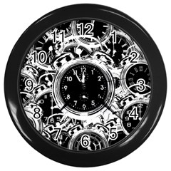 Clock Face 5 Wall Clock (black)