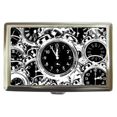 Clock Face 5 Cigarette Money Case