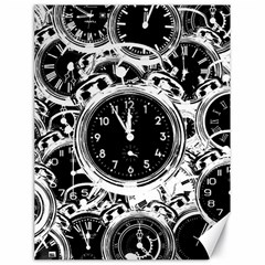 Clock Face 5 Canvas 18  X 24  by impacteesstreetwearten