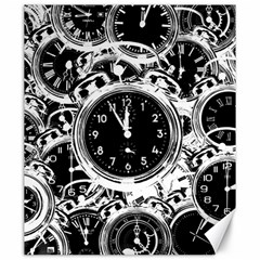 Clock Face 5 Canvas 20  X 24 