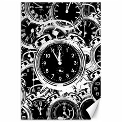 Clock Face 5 Canvas 20  X 30 