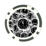 Clock Face 5 Poker Chip Card Guard (10 pack) Back