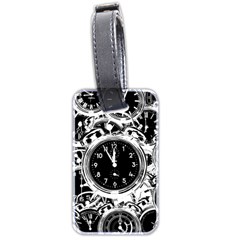 Clock Face 5 Luggage Tag (two Sides)