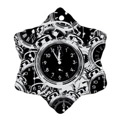 Clock Face 5 Ornament (snowflake) by impacteesstreetwearten