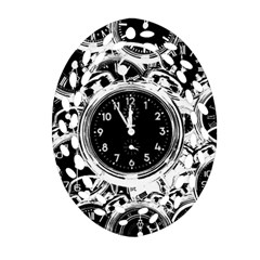 Clock Face 5 Ornament (oval Filigree)