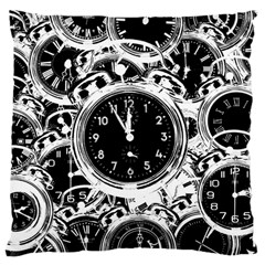 Clock Face 5 Large Cushion Case (one Side)